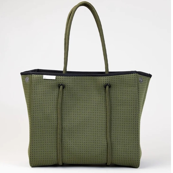 NWT Anthropologie’s Jimelia Everyday Tote in Olive - Picture 2 of 6